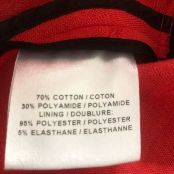 🇨🇦 Judith & Charles tomato red 🍅 summer mini dress Sz 2 - Picture 10 of 11